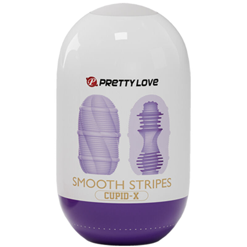 PRETTY LOVE - Smooth Stripes Cupid Masturbator-egg