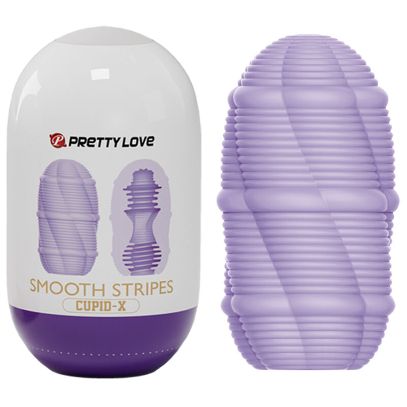 PRETTY LOVE - Smooth Stripes Cupid Masturbator-egg