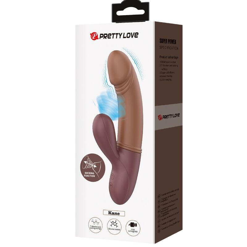 PRETTY LOVE - Kane Vibrerende G-punktsvibrator med Suger