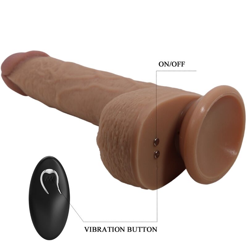 PRETTY LOVE - Tommy Realistisk Støtvibrator 22,5 cm