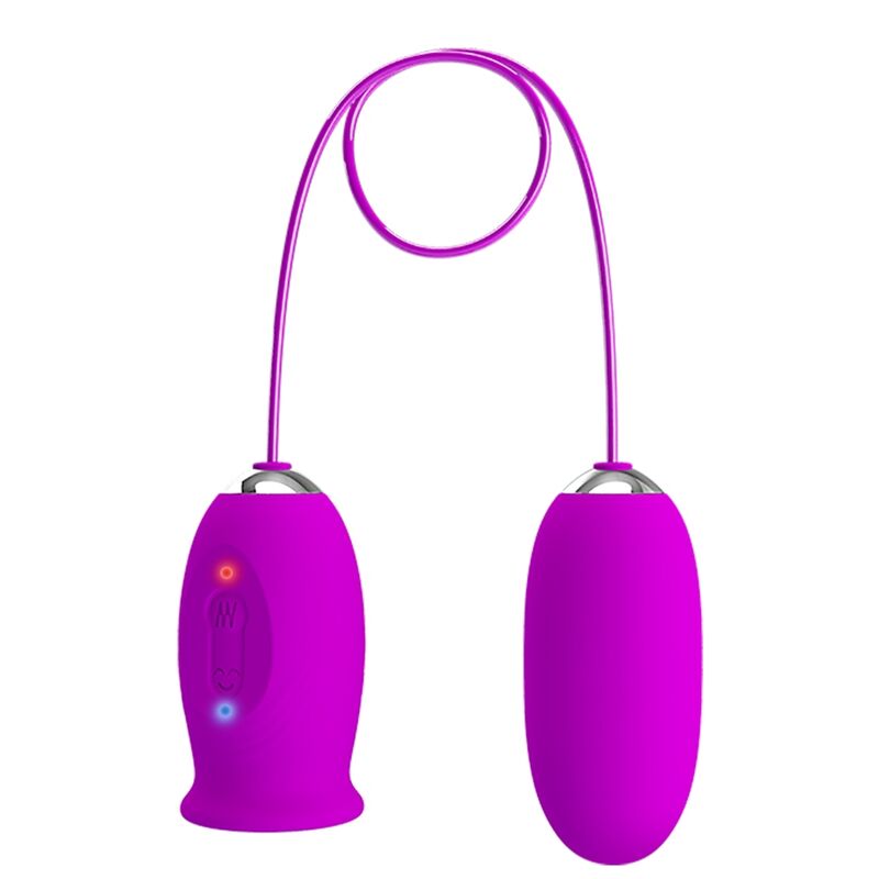PRETTY LOVE - Daisy Dual Egg Vibrerende egg med slikketunge