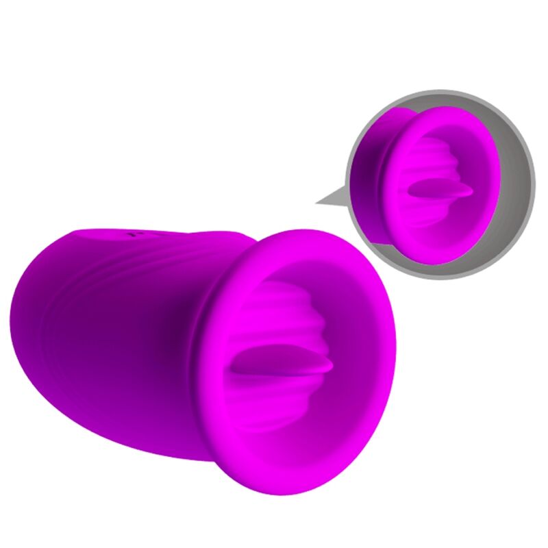 PRETTY LOVE - Daisy Dual Egg Vibrerende egg med slikketunge
