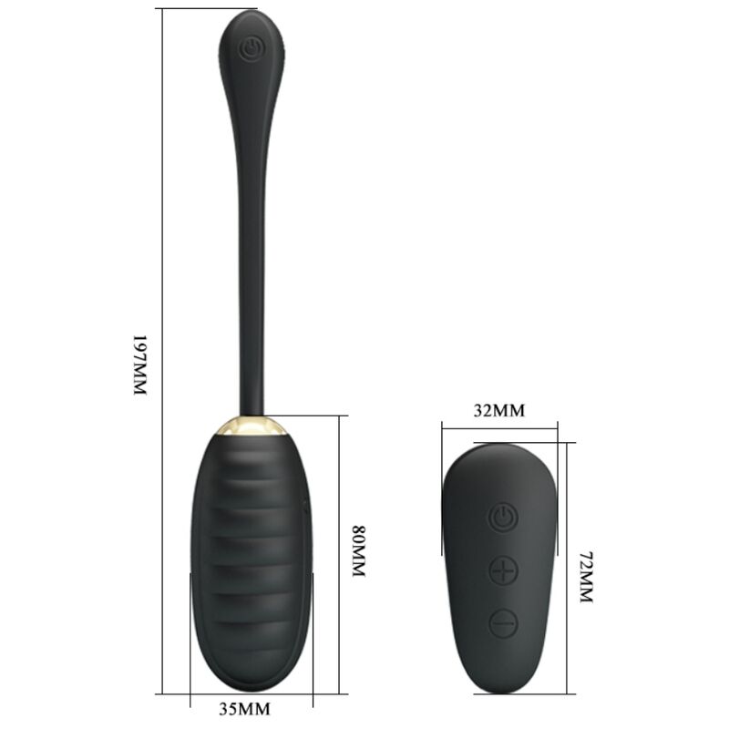 PRETTY LOVE - Doreen Luksus Vibrerende Egg med Fjernkontroll