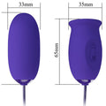 PRETTY LOVE - Daisy Vibrator med Slikkefunksjon