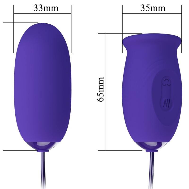 PRETTY LOVE - Daisy Vibrator med Slikkefunksjon