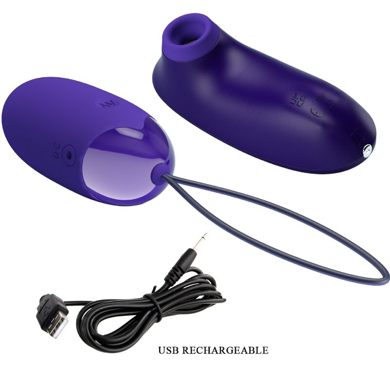 PRETTY LOVE - Vibrerende Egg & Tapping-stimulator