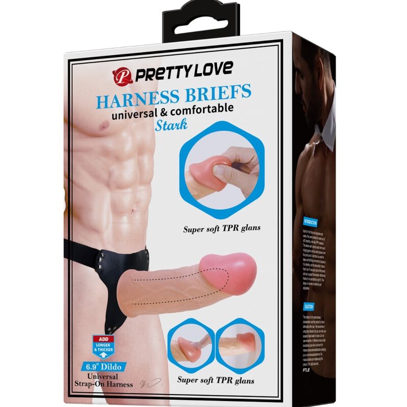 PRETTY LOVE - Stark Hul strap-on med sele