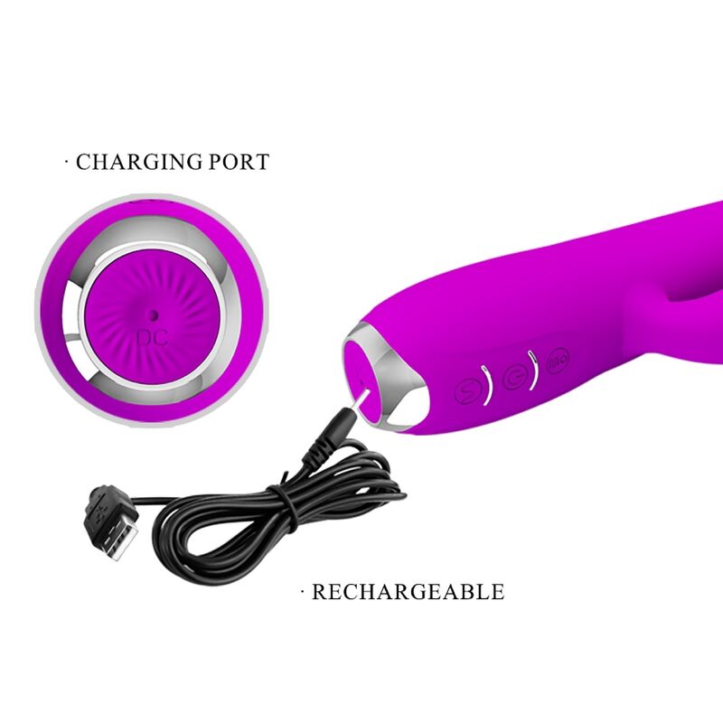 PRETTY LOVE - Gloria Oppladbar Rabbitvibrator Vanntett