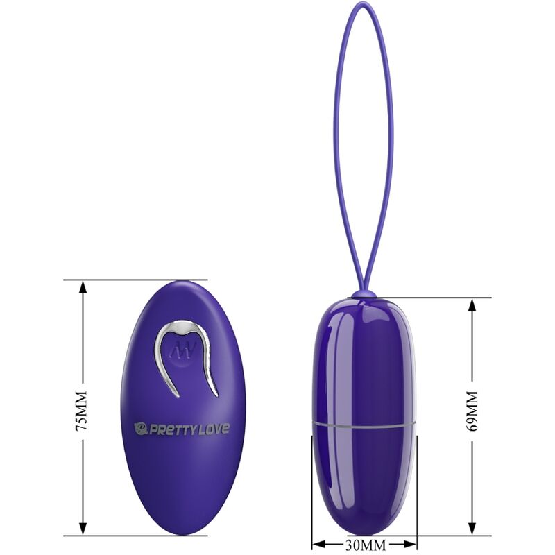 PRETTY LOVE - Selkie Youth Fjernstyrt mini vibrerende egg