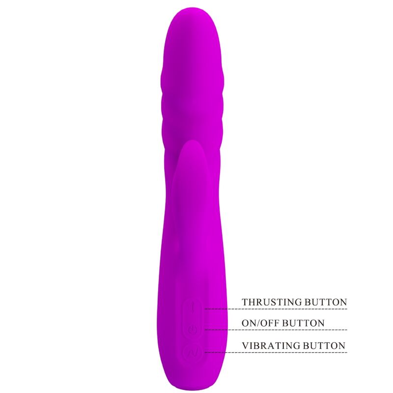 PRETTY LOVE - Melanie Oppladbar Støt-rabbitvibrator