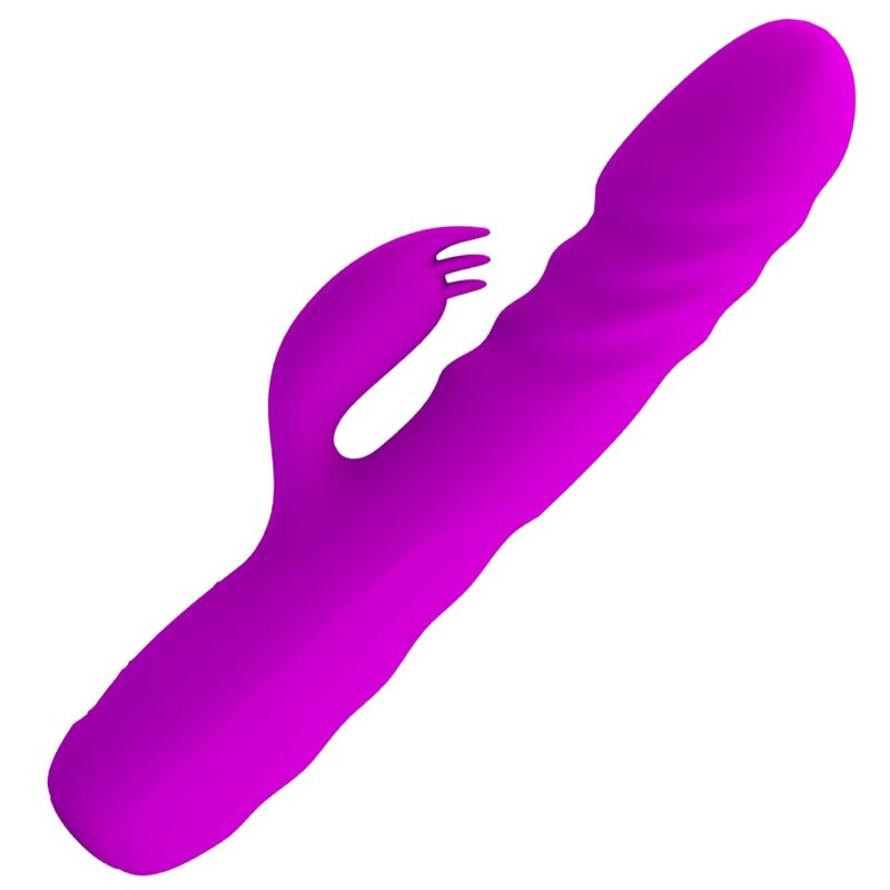 PRETTY LOVE - Melanie Oppladbar Støt-rabbitvibrator