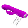 PRETTY LOVE - Rachel Oppladbar Slikkevibrator med Sugekopp