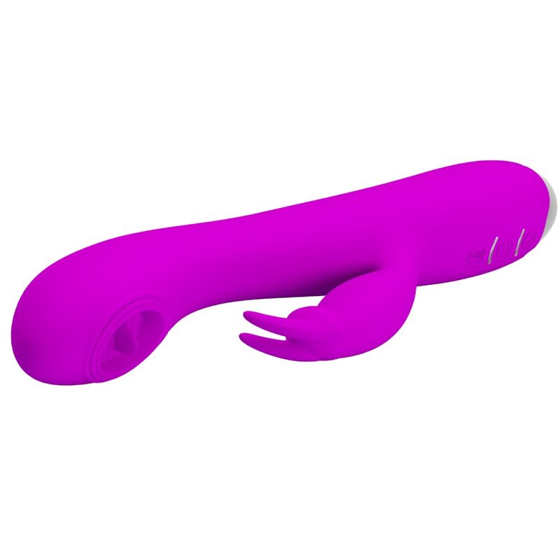 PRETTY LOVE - Rachel Oppladbar Slikkevibrator med Sugekopp
