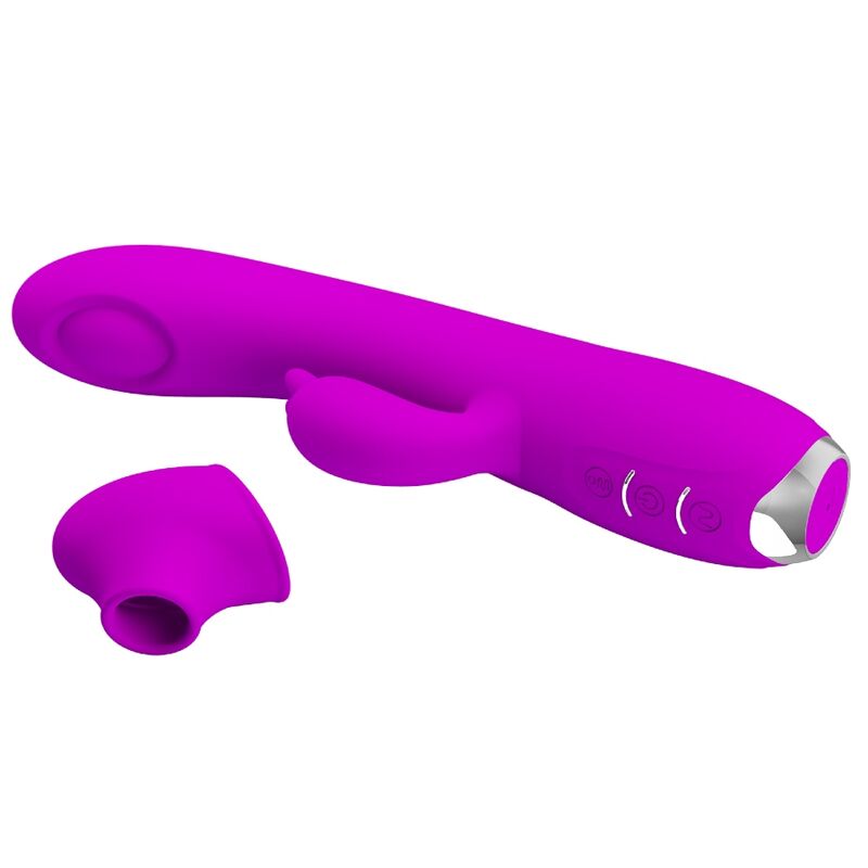PRETTY LOVE - Regina Oppladbar Trykkbølge-vibrator med Sugekopp
