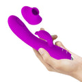 PRETTY LOVE - Regina Oppladbar Trykkbølge-vibrator med Sugekopp