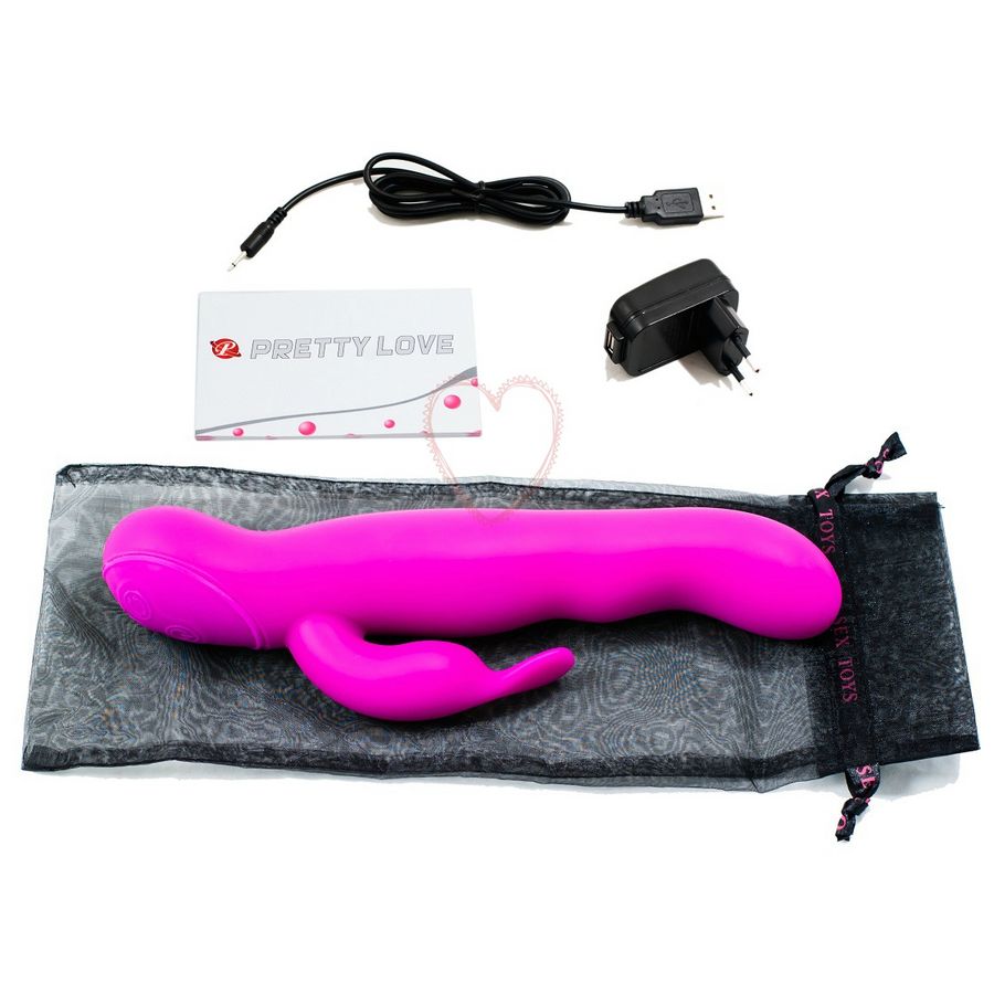 PRETTY LOVE - Highgrade Hale Roterende Rabbitvibrator