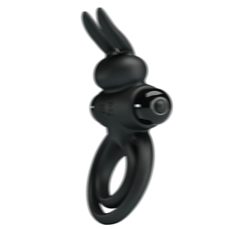 PRETTY LOVE - Vibrerende Penisring med Kanin 10 Moduser Sort