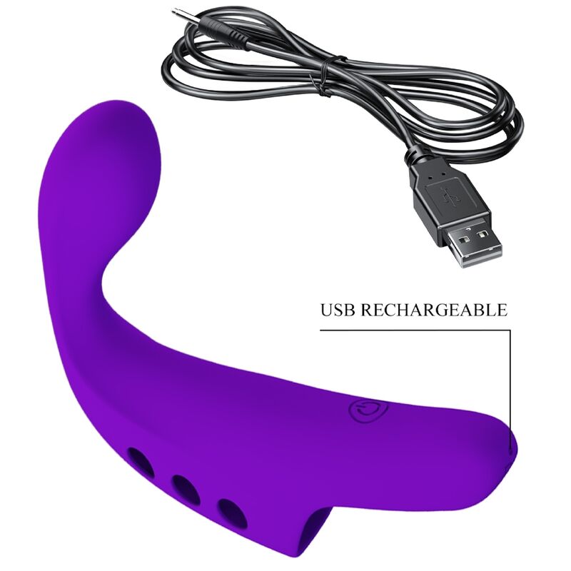 PRETTY LOVE - Gorgon Oppladbar fingervibrator