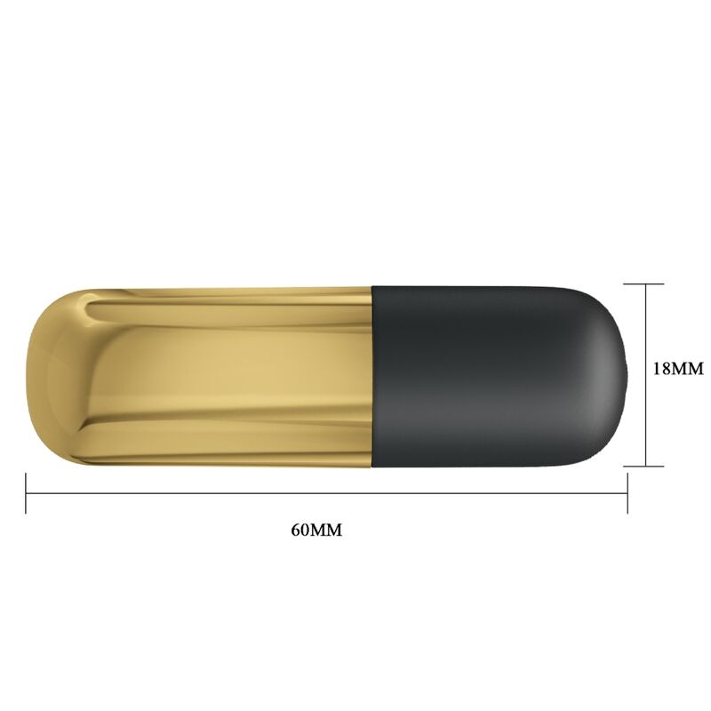 PRETTY LOVE - Golden Oppladbar Bullet-vibrator