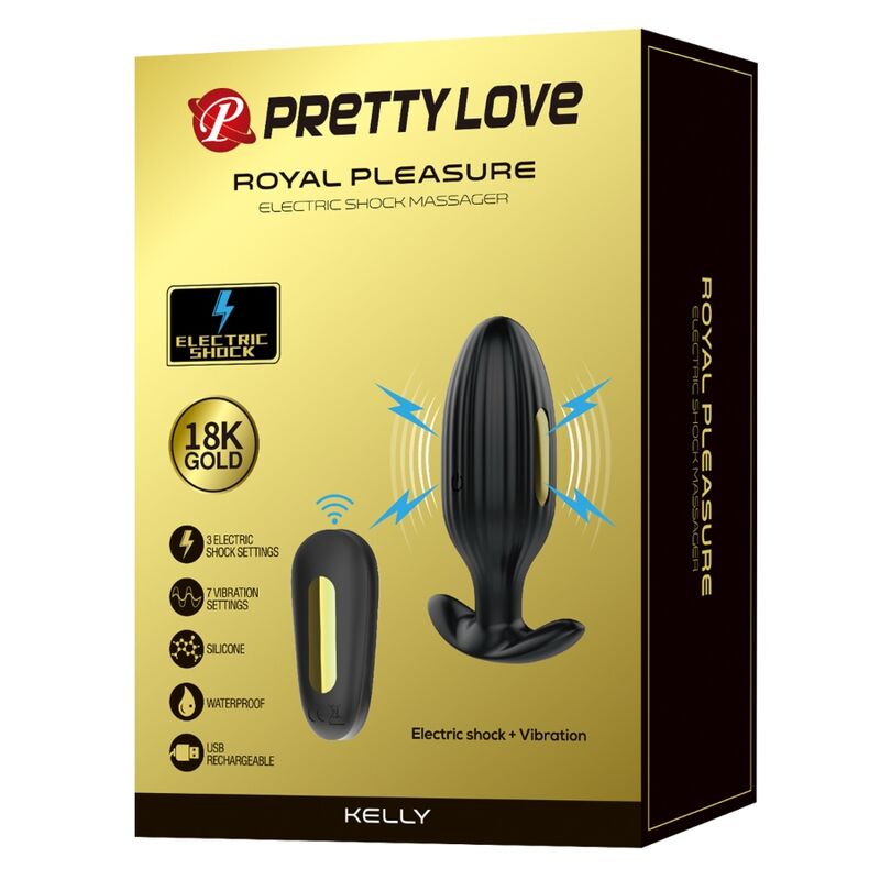 PRETTY LOVE - Kelly Oppladbar Elektro Analplugg