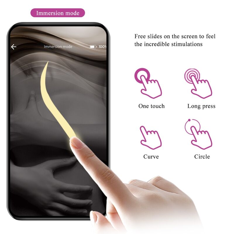 PRETTY LOVE - Nymph Vibratoregg App-styrt Lilla