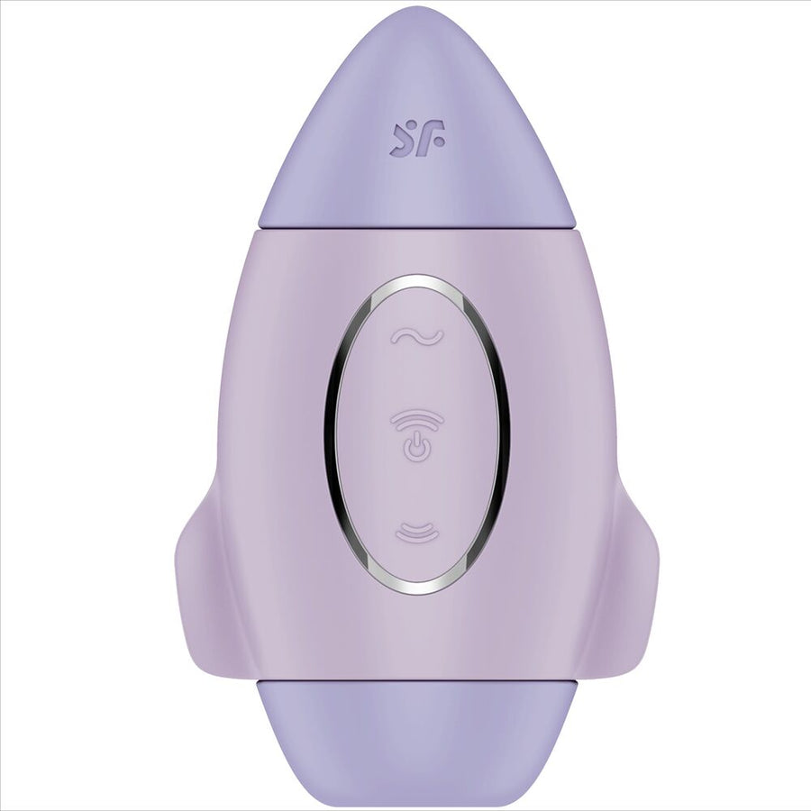 SATISFYER - Mission Control Liten Dobbel Lufttrykk-vibrator