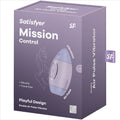 SATISFYER - Mission Control Liten Dobbel Lufttrykk-vibrator