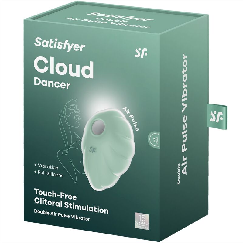 SATISFYER - Cloud Dancer Lufttrykk-vibrator