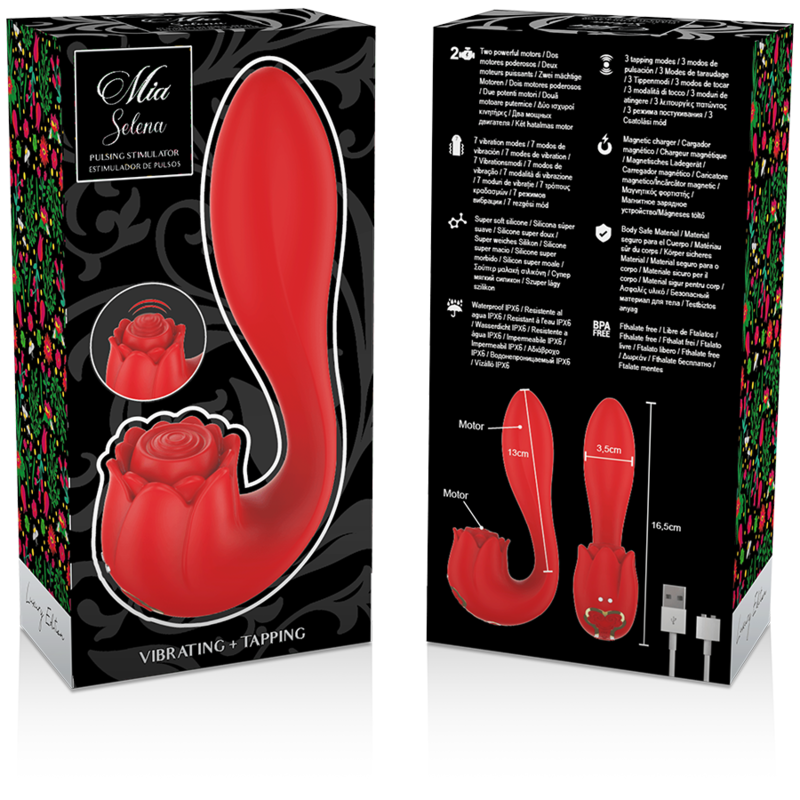 MIA - Selena Vibrerende stimulator med tapping