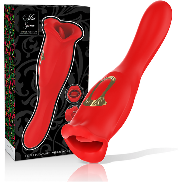 MIA - Siena Triple Pleasure Klitorisstimulator med bitefunksjon