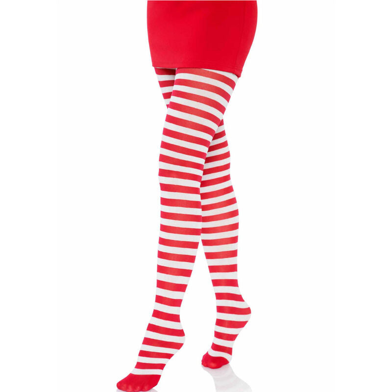LEG AVENUE - Stripete Strømpebukse