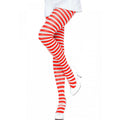 LEG AVENUE - Stripete Strømpebukse