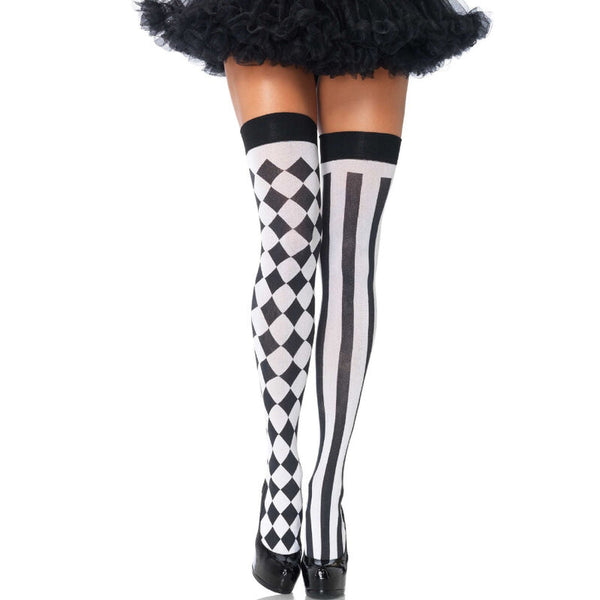 LEG AVENUE - Harlekin Knestrømper