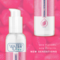 WATERFEEL - Vannbasert glidemiddel med smak Jordbær 175 ml