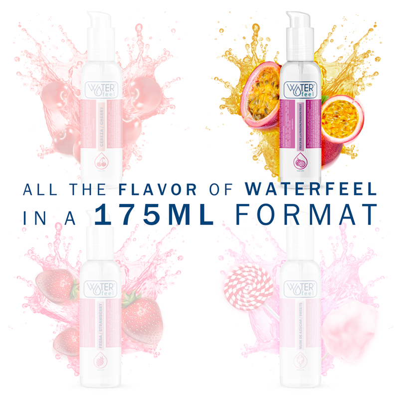 WATERFEEL - Vannbasert glidemiddel med smak Pasjonsfrukt 175 ml