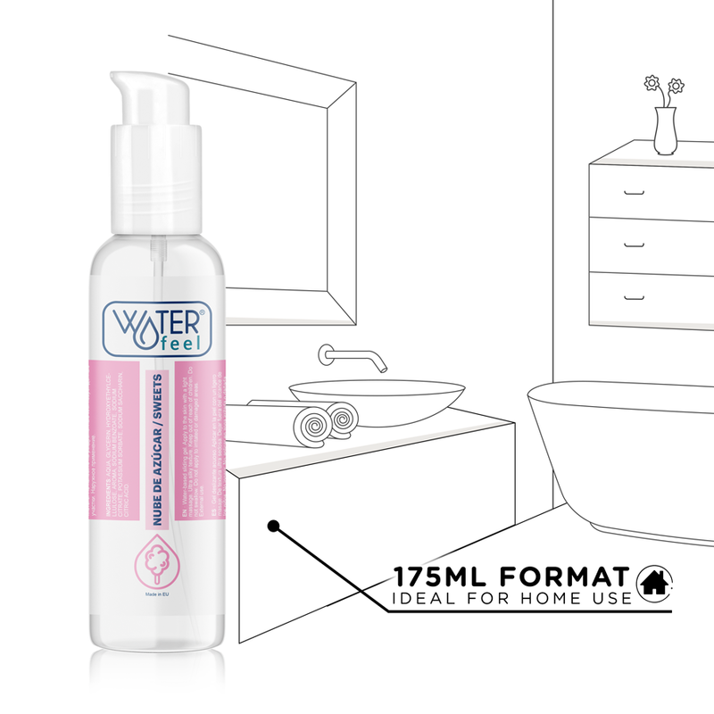 WATERFEEL - Glidemiddel Sukkersky 175 ml