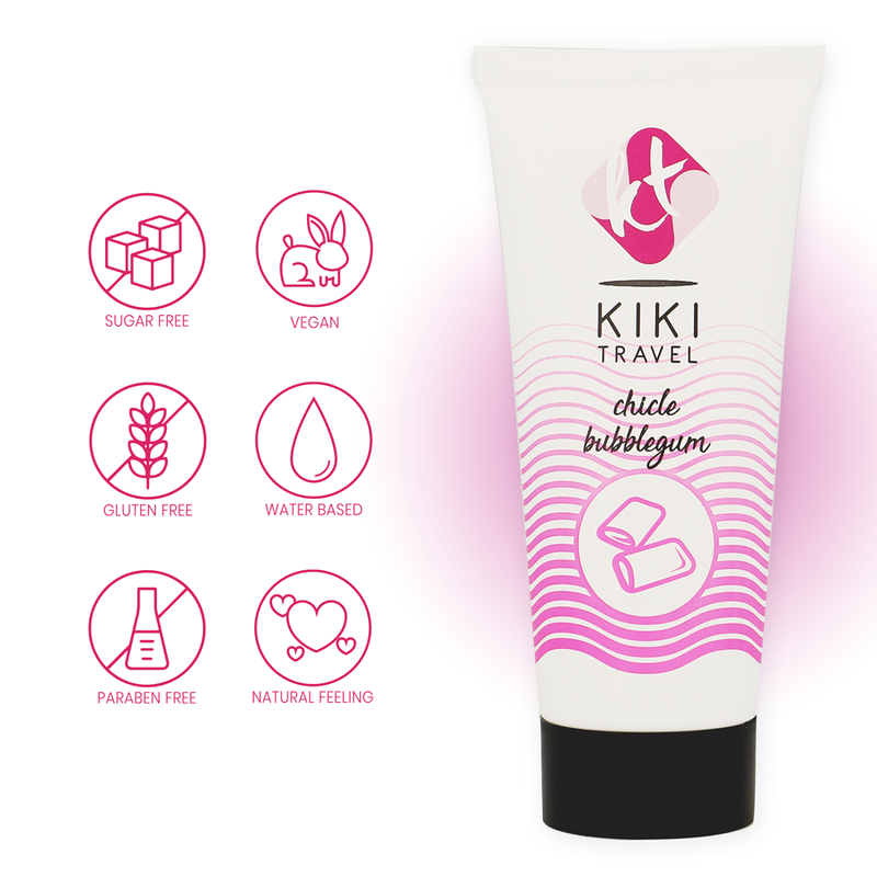 KIKÍ TRAVEL - Glidemiddel Tyggegummi 50 ml