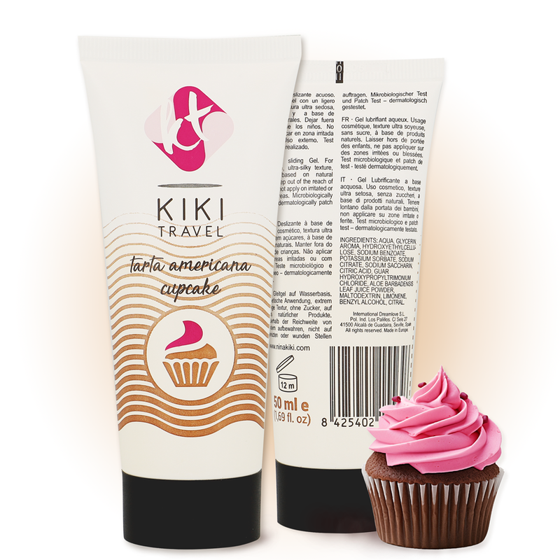 KIKÍ TRAVEL - Glidemiddel Cupcake 50 ml
