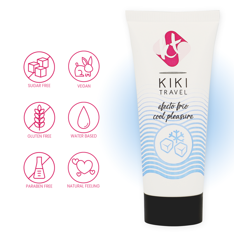 KIKÍ TRAVEL - Glidemiddel med kjøleeffekt 50 ml