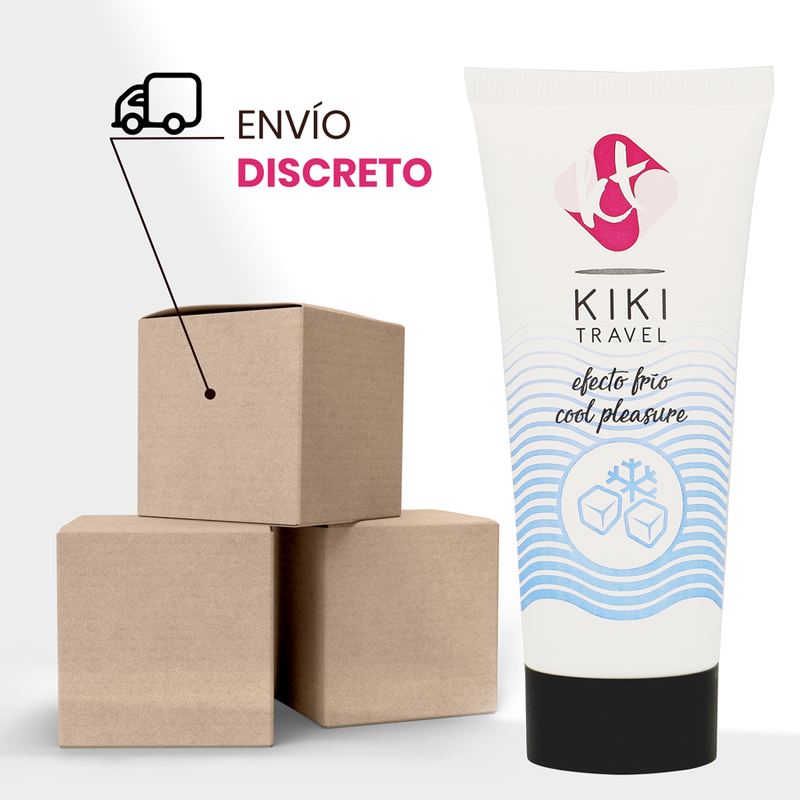 KIKÍ TRAVEL - Glidemiddel med kjøleeffekt 50 ml