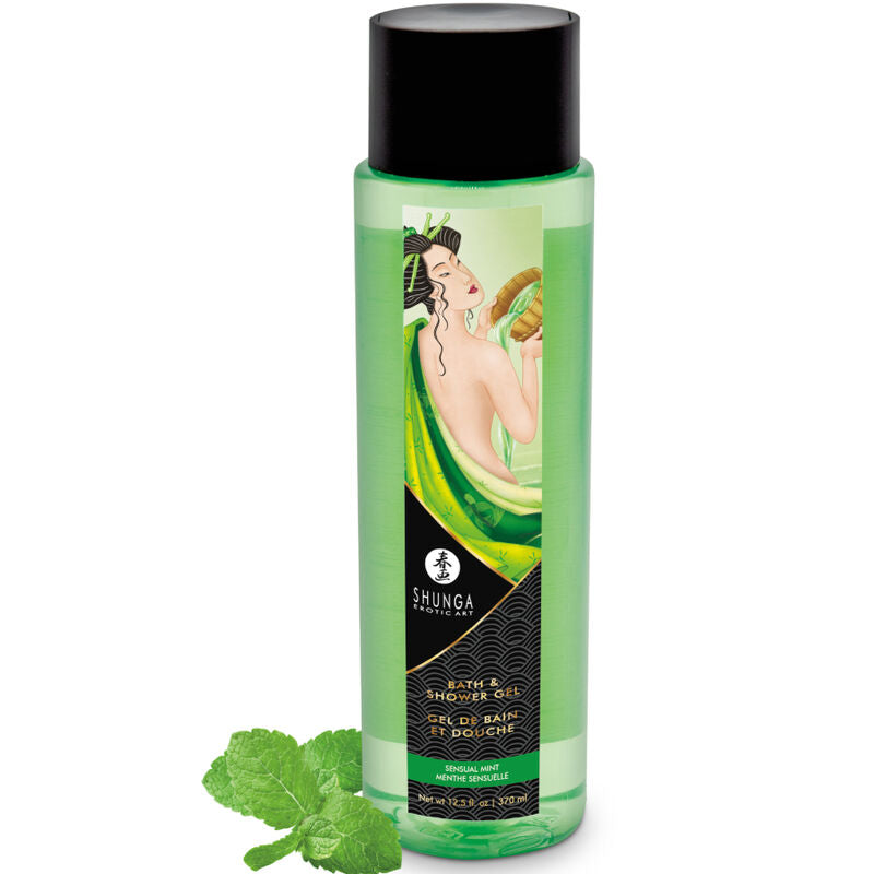 SHUNGA - Bade- og dusjgelé Sensuell mynte 370 ml