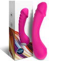 ARMONY - G-punktsvibrator med dildo Silikon Fuchsia