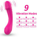 ARMONY - G-punktsvibrator med dildo Silikon Fuchsia