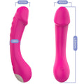 ARMONY - G-punktsvibrator med dildo Silikon Fuchsia