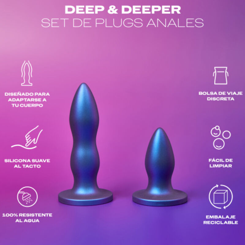 DUREX - Deep & Deeper Analpluggsett