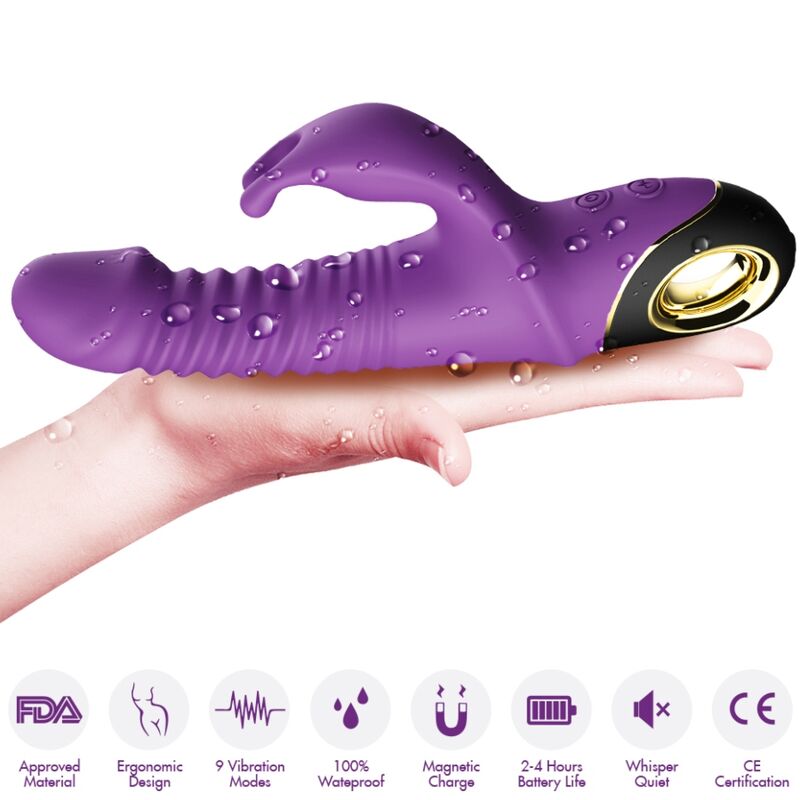 ARMONY - Zing Rabbitvibrator med dildo