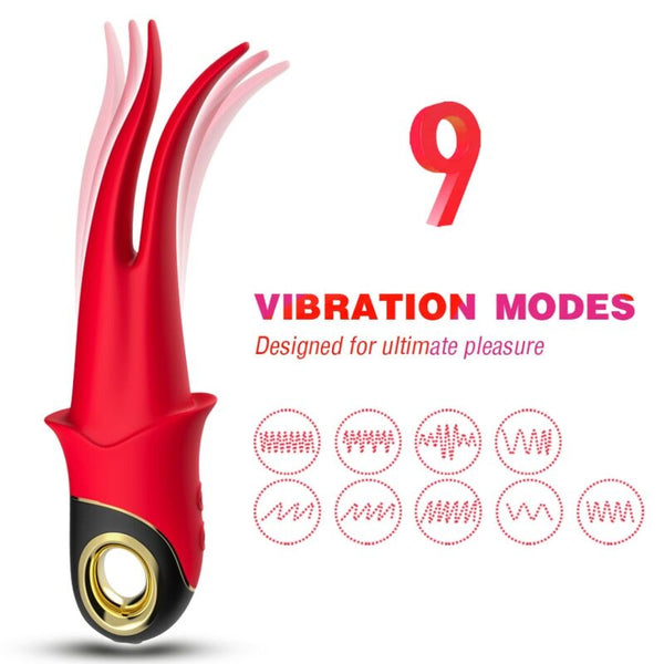 ARMONY - Shadow Vibrator med Dobbelt Tungehode