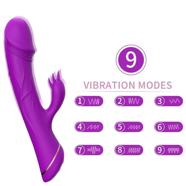 ARMONY - Rabbit Dildovibrator i silikon