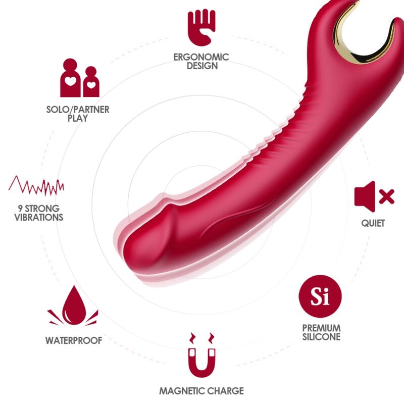 ARMONY - Prince Dildovibrator med rotasjon