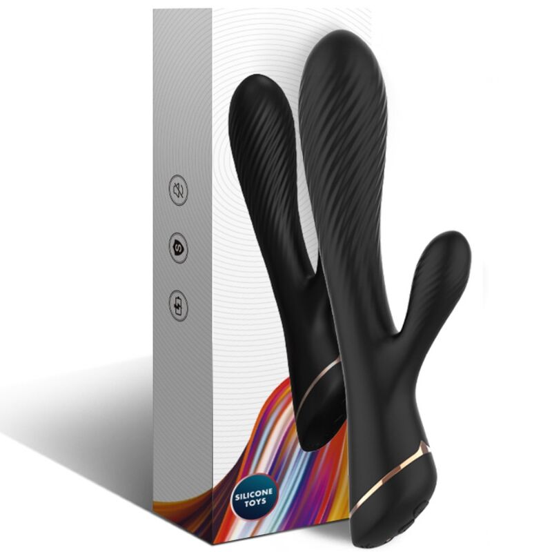 ARMONY - Rabbitvibrator i silikon Sort